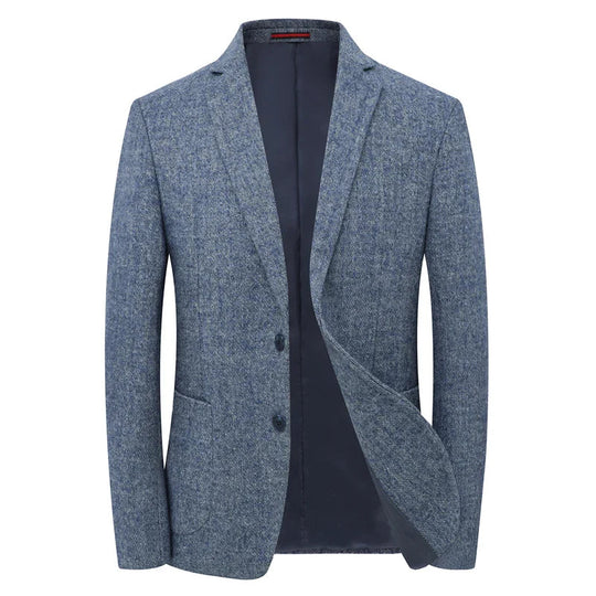 Givano | Elegante Herenblazer in Grijs