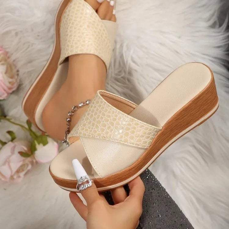Dames Comfortabele Orthopedische Sandalen op Sleehak