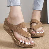 Dames Orthopedische Sandalen met Kruisende Bandjes en Perforatie