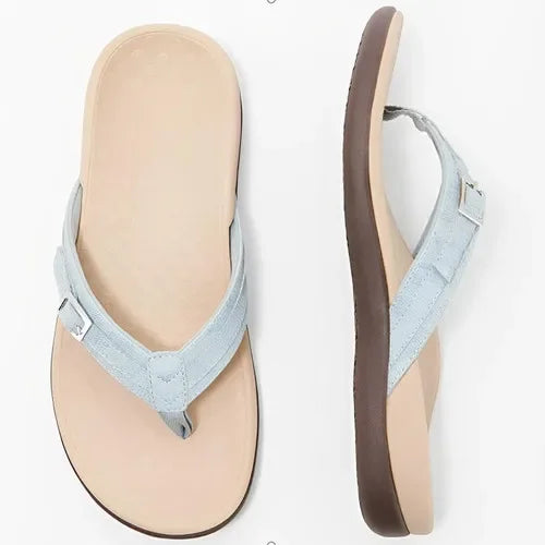 Dames Orthopedische Sandalen met Band en Gesp
