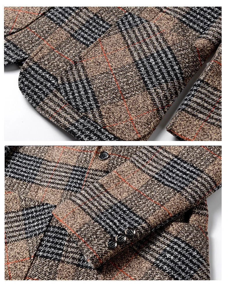 Valentino | Elegante Tweed-Blazer voor Heren