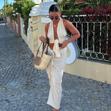 Heloisa - Knooptop en Rok Set