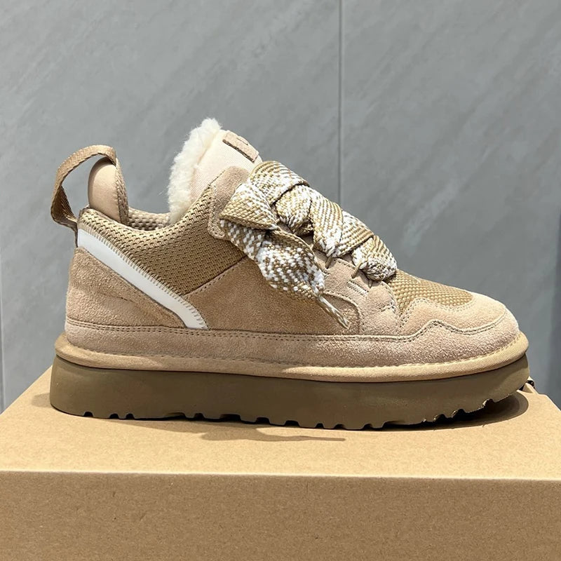 Vrouwen | Lage Fashion Laarzen | Casual | Comfortabel en Warm | Veelzijdige Sneeuwlaarzen