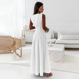 Elegante Maxi Jurk met Wikkeldecolleté