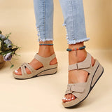 Dames Ortopedische Sandalen op een Wedge met Verstelbare Bandjes