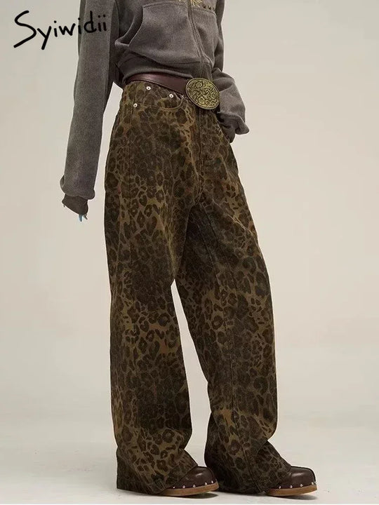 Dames Jeans met Luipaardprint