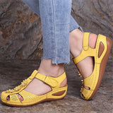 Dames Orthopedische Sandalen met Bloemdecor