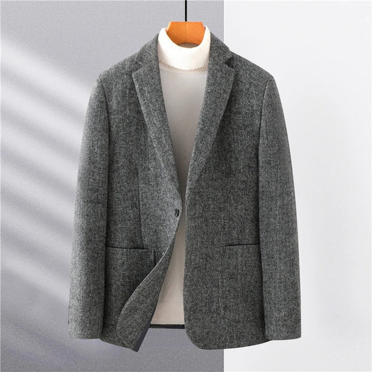 Givano | Elegante Herenblazer in Grijs