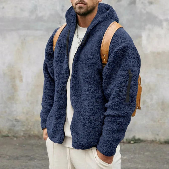Gevoerde Hoodie met Rits en Zak op de Mouw voor Volwassenen | Ideaal voor de Winter
