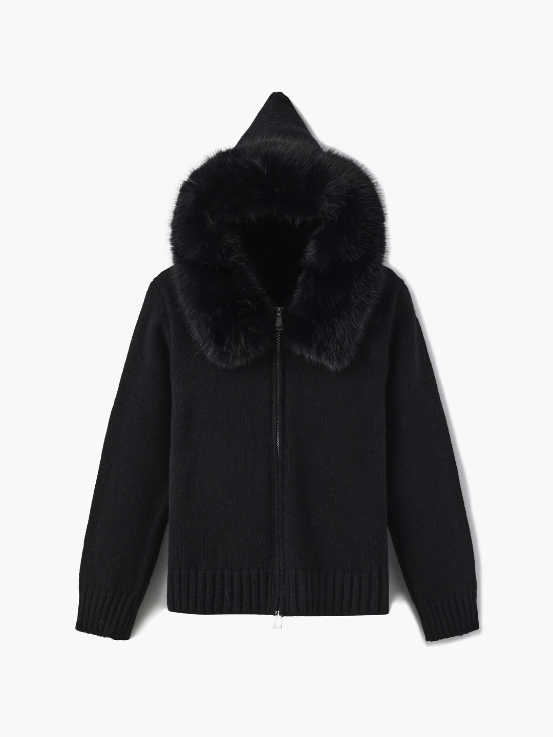 Dames Nepbont Jas | Omgeslagen Kraag | Herfst & Winter | Elegante Bovenkleding