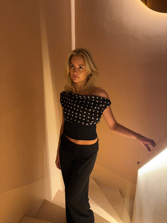 Lina - Polka Dotted Top