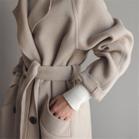 Dames Lange Winterjas | Elegante Warme Buitenkleding | Casual & Klassiek