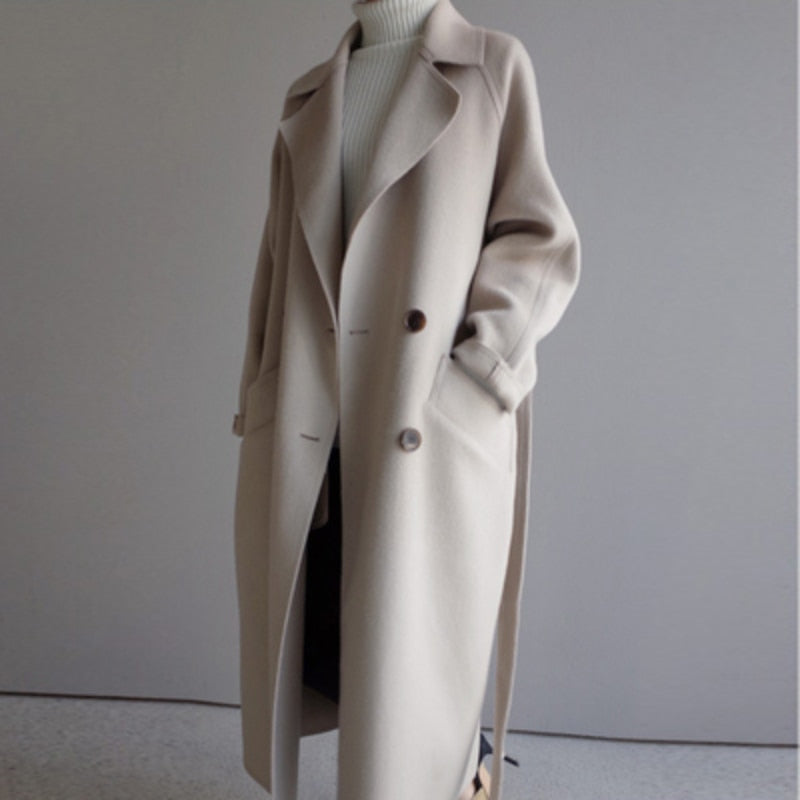 Dames Lange Winterjas | Elegante Warme Buitenkleding | Casual & Klassiek