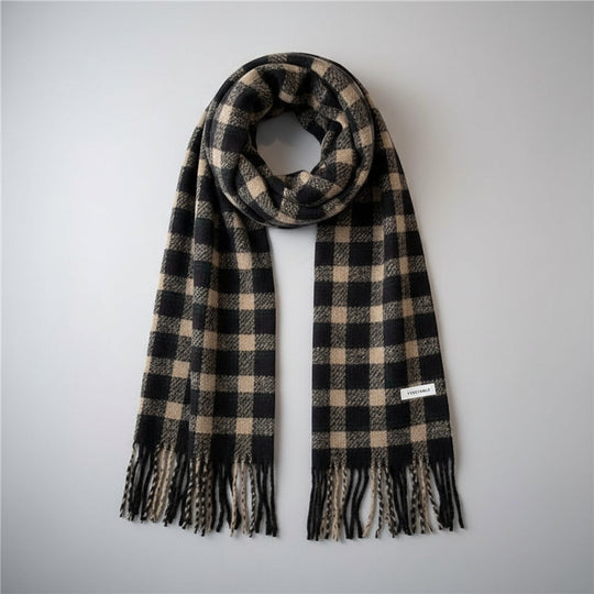 Lange Geruite Sjaal voor Dames | Ideaal voor het Koude Seizoen