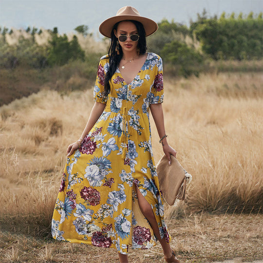 RAINA - Zomerjurk met Bloemenprint