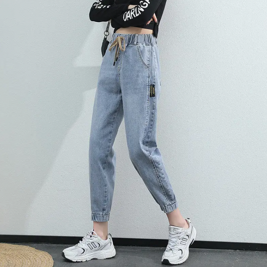Modieuze Damesjeans met Strikriem