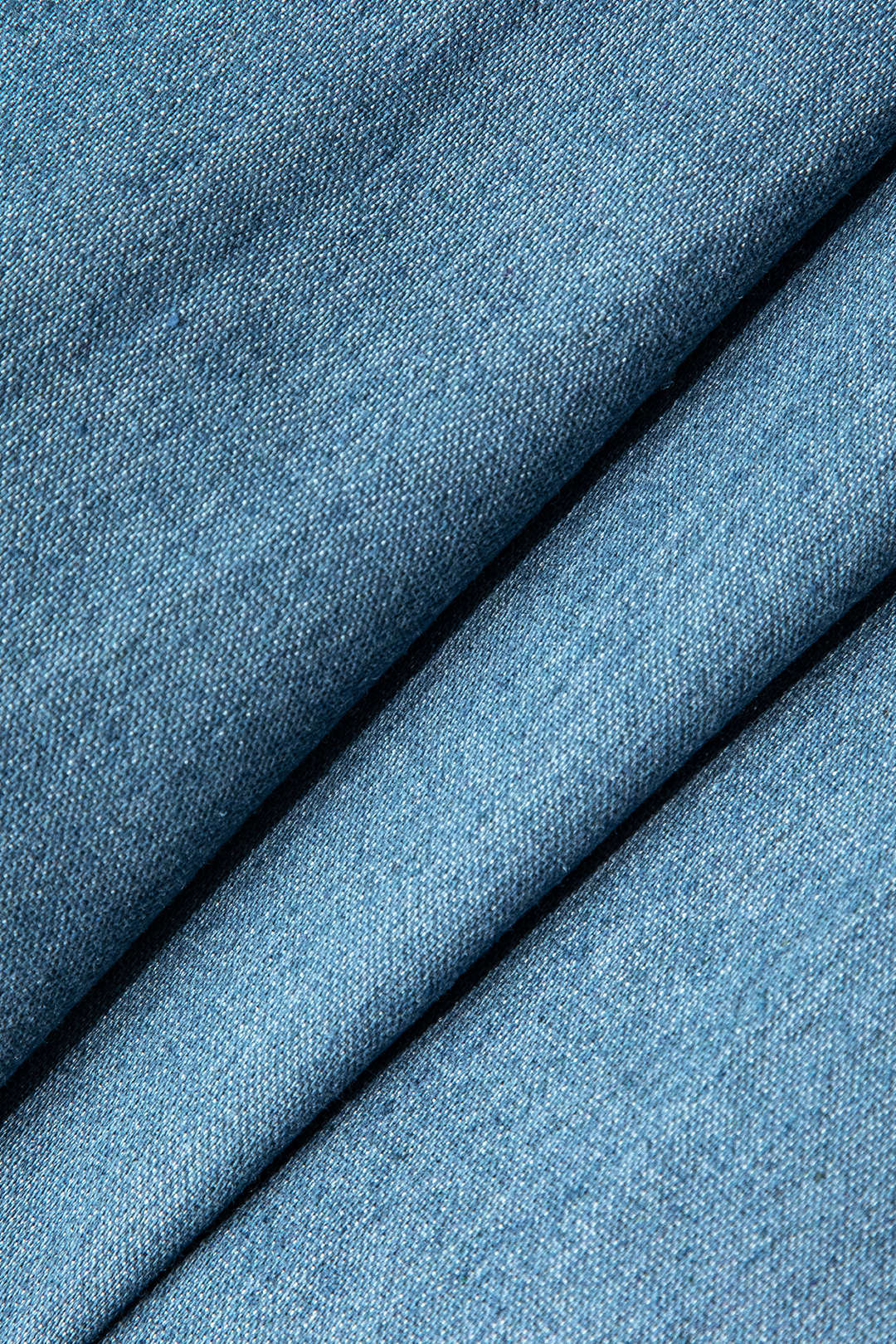 3D Bloem Rimpel Tank Denim Jurk – Verfijnde Pasvorm voor Elke Gelegenheid