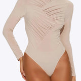 Emmanuelle - Trendy Asymmetrische Dames Bodysuit