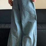 Vervaagde Wijde Pijpen Jeans