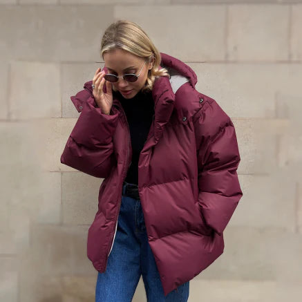 Helena | Dames Klassieke Winter-Pufferjacke | Warm