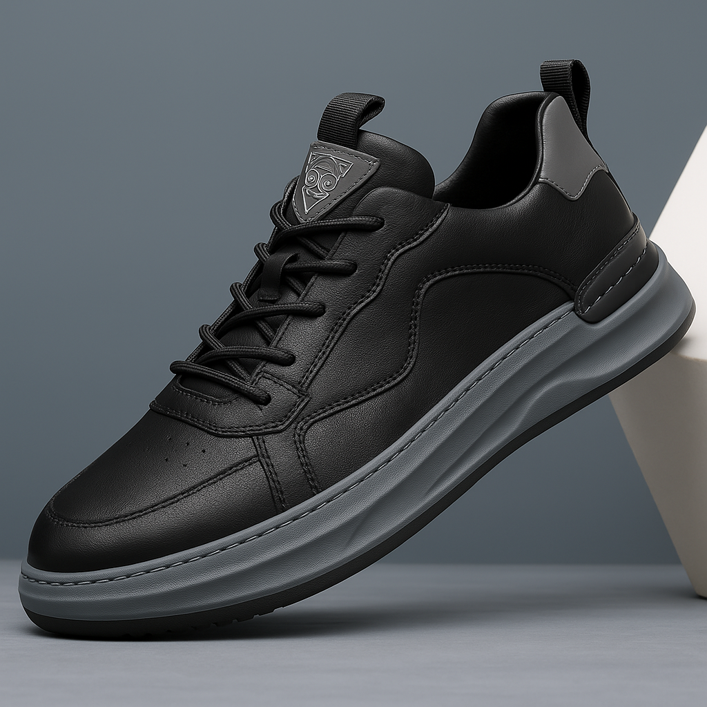 Heren Casual Veterschoenen met Gevoerde Zool en Modern Ontwerp