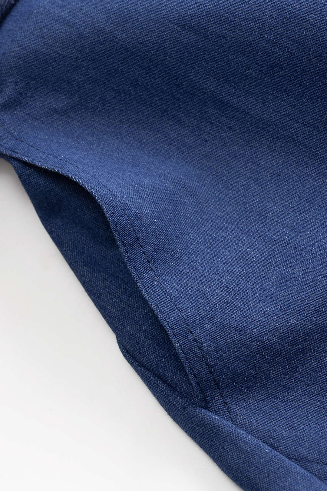 Denim Tube Top En Ruched Tie Front Pocket Wide Leg Jeans Set