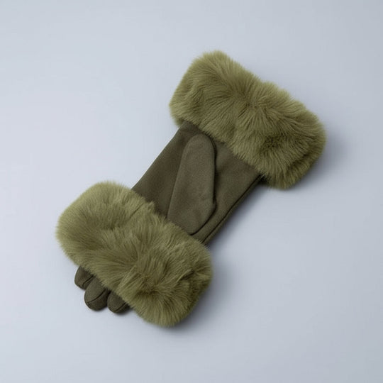 Zachte Pols Handschoenen met Textuurafwerking voor Vrouwen | Ideaal voor Koude Dagen