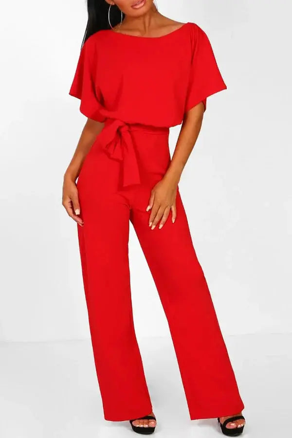 Donna | Elegante Jumpsuit met Strik | Chic & Comfortabel