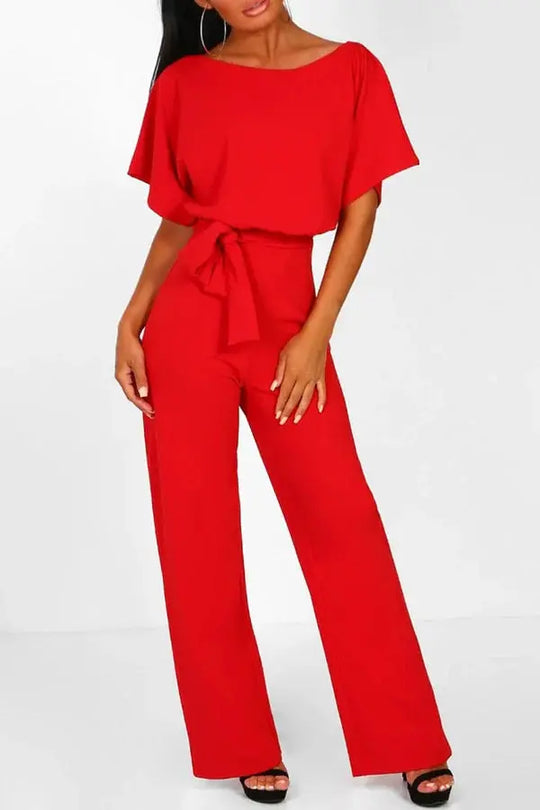 Donna | Elegante Jumpsuit met Strik | Chic & Comfortabel