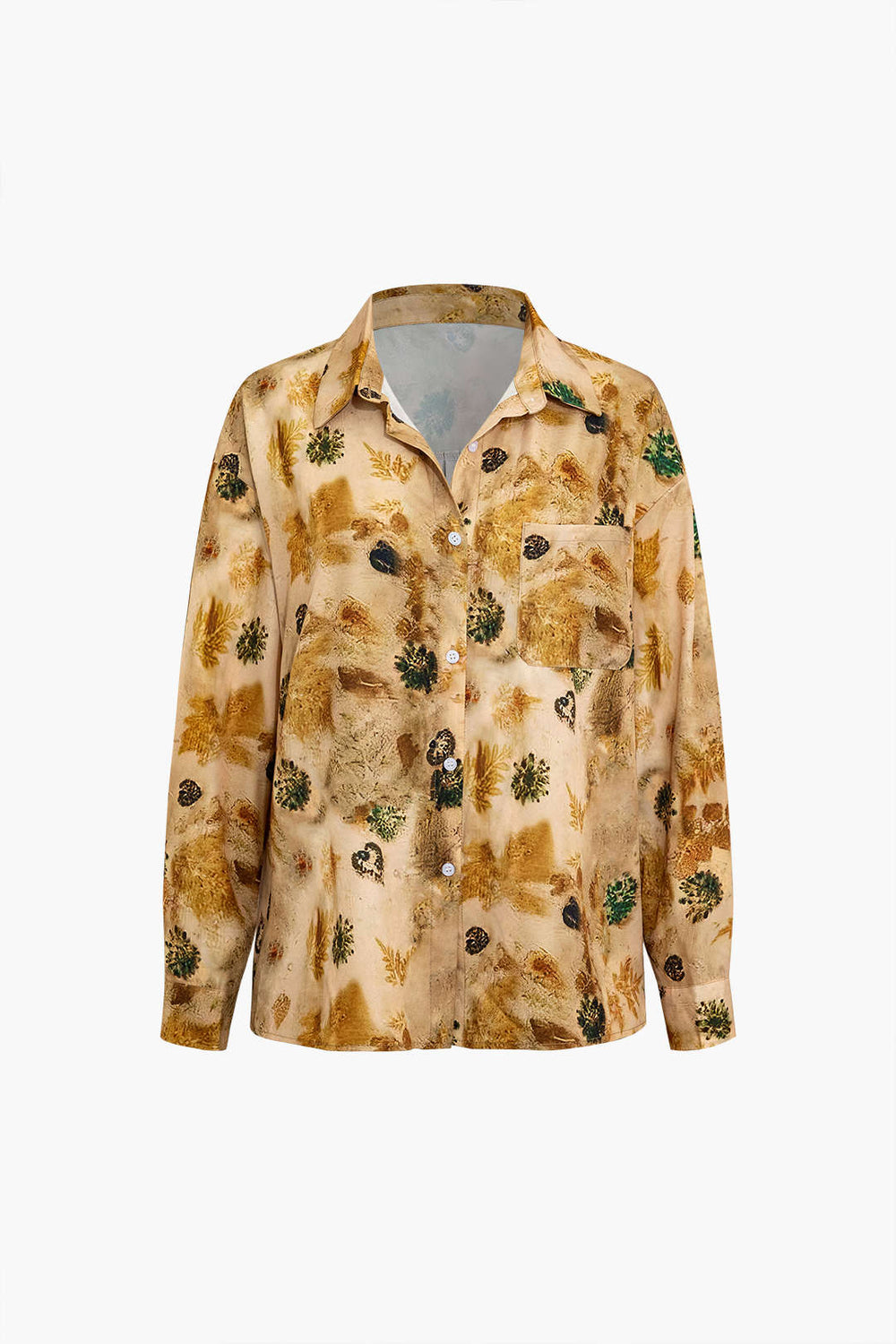 Sally - Unieke Tie Dye Stijl Dames Langemouw Shirt
