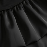 Tie Backless Lange Mouwen Mini Jurk