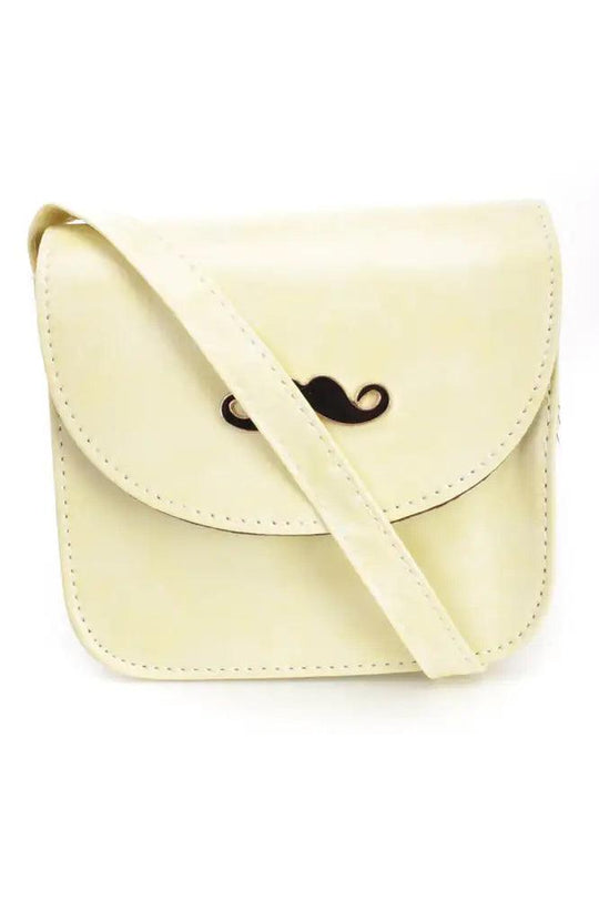 Baby Gele Snor Hangertje Nepleren Mini Handtas