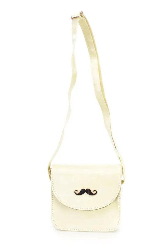Baby Gele Snor Hangertje Nepleren Mini Handtas