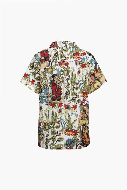 Fauna - Casual Boho Chic Dames Korte Mouwen Shirt