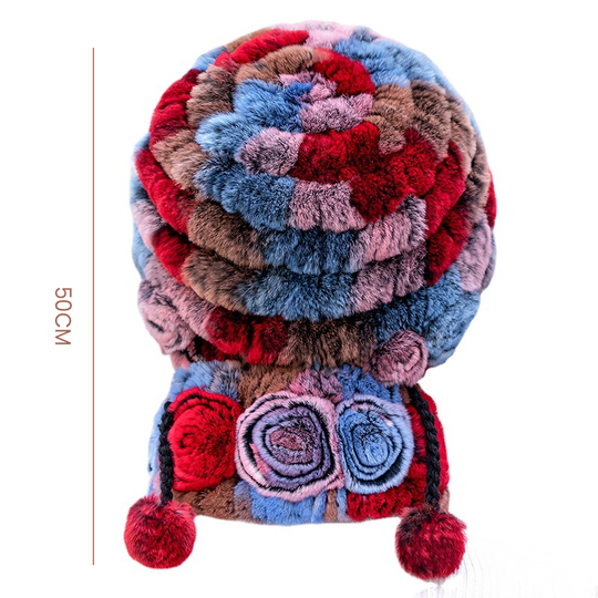 Zachte Muts met Nepbont Rand voor Dames | Ideaal voor de Winter