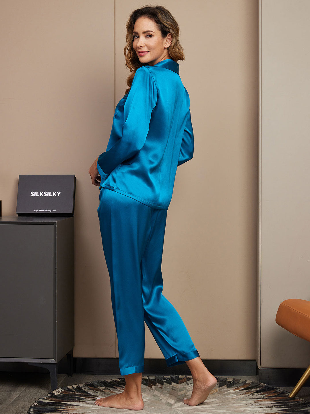 Alarice - Elegante Knop-Up Dames Pyjama Set