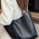 Beige Tote Schoudertas/Handtas met Schouderriem