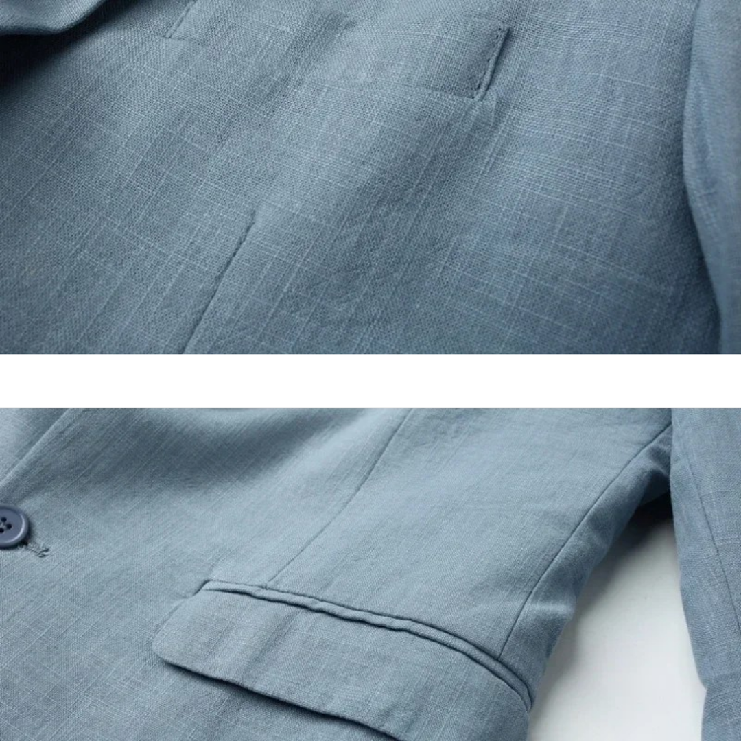 Martin | Elegante Heren Linnen Blazer