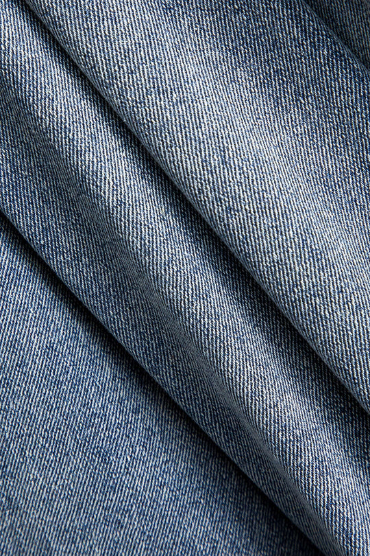 Patchwork Knop Detail Jeans