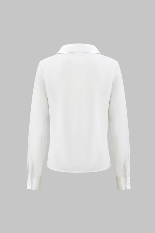 Fiona - Bloemenprint Lange Mouwen Dames Shirt