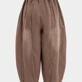 Denim Vervaagde Brede Pijpen Barrel Jeans