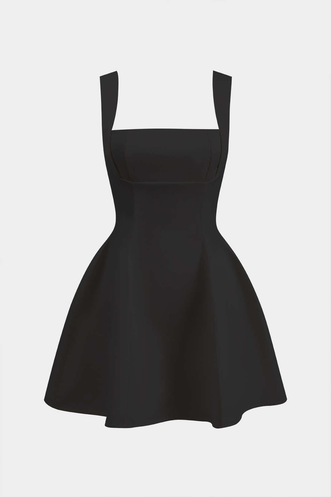 Tie Back Zipper Backless Slip Mini Jurk