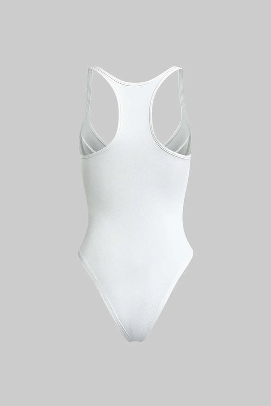 Celia - Dames Bodysuit met Diepe V-Hals
