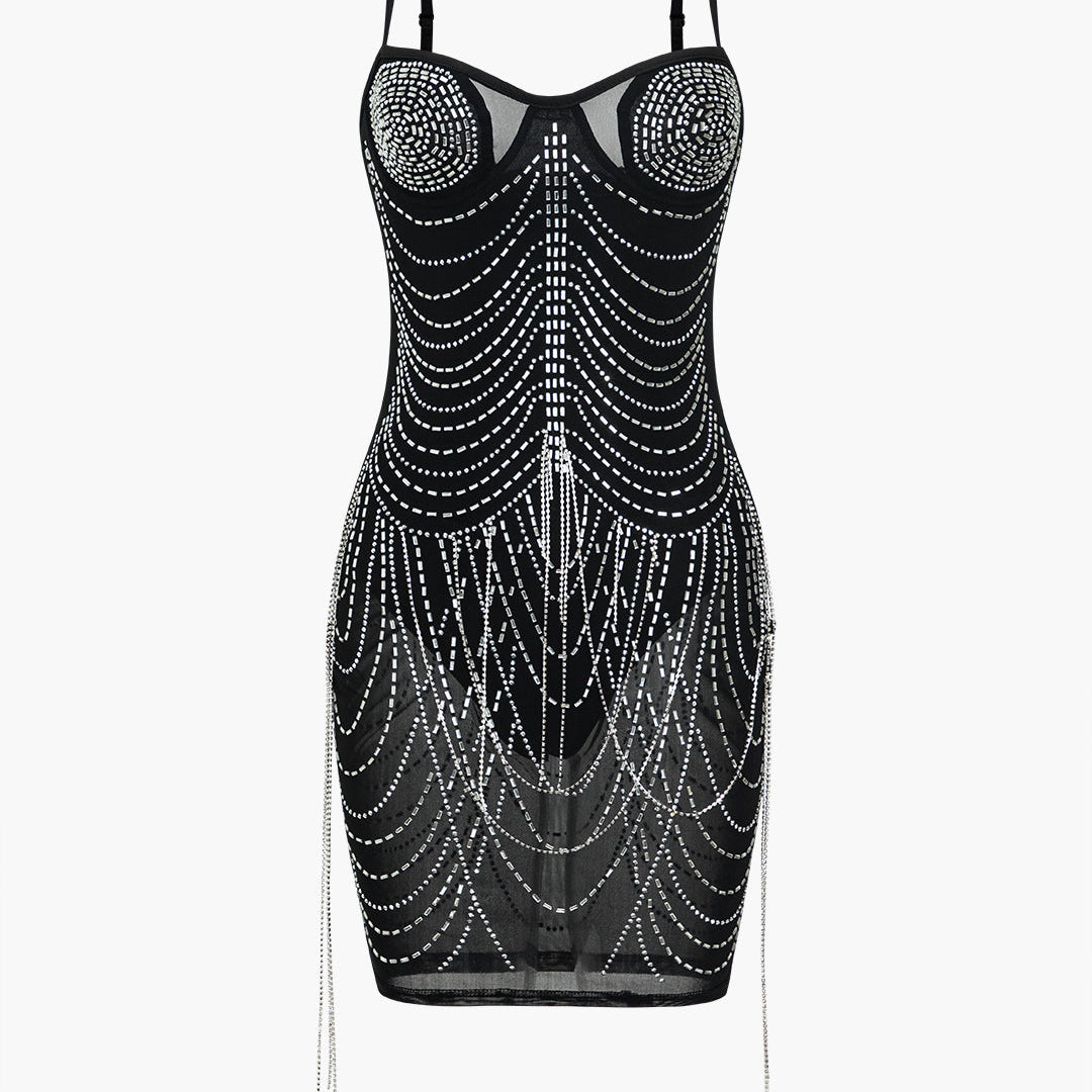 Ketting Franje Mini Jurk