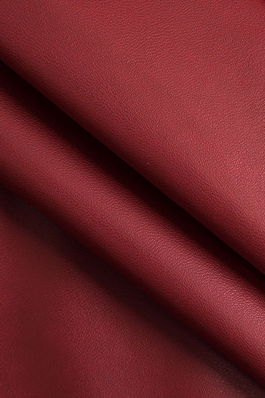 Effen Faux Leren Rits Mini Jurk