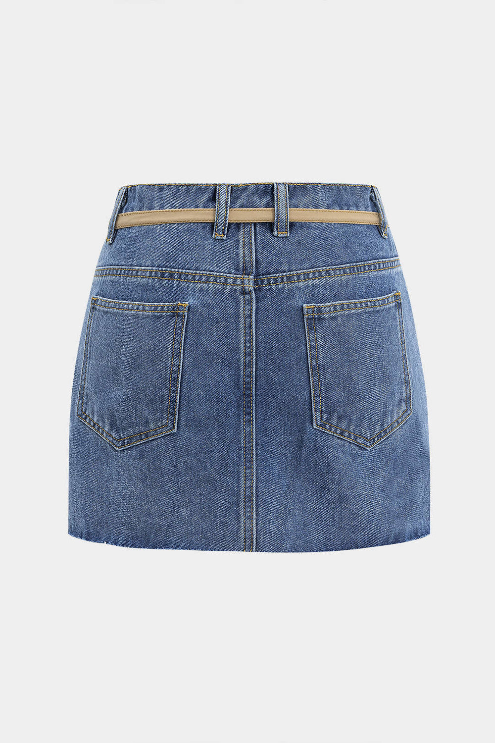 Denim Patchwork Mini Rok