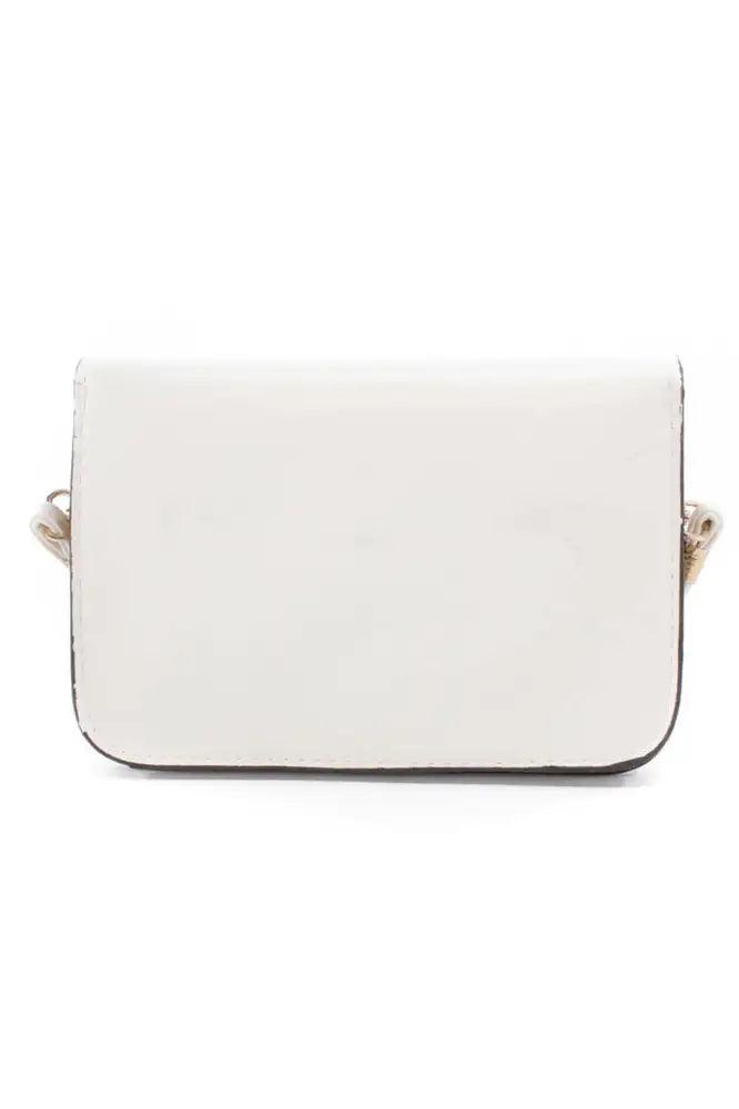 Crème Snor Hanger Nepleren Clutch/Handtas