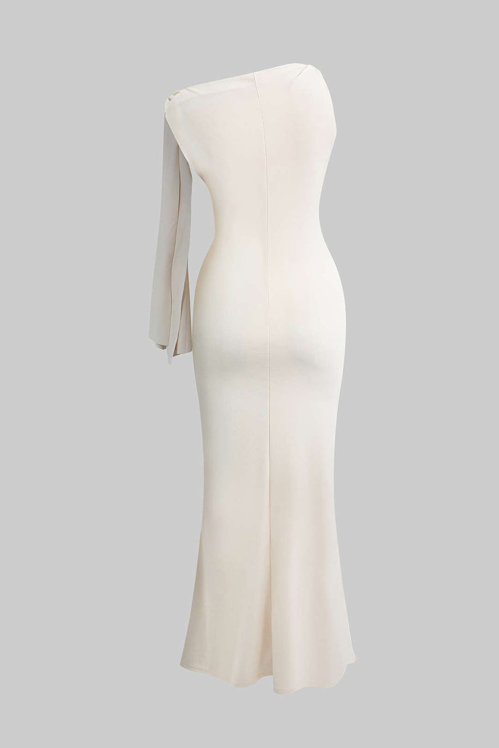 Asymmetrische Twist Knoop Zeemeermin Maxi Jurk