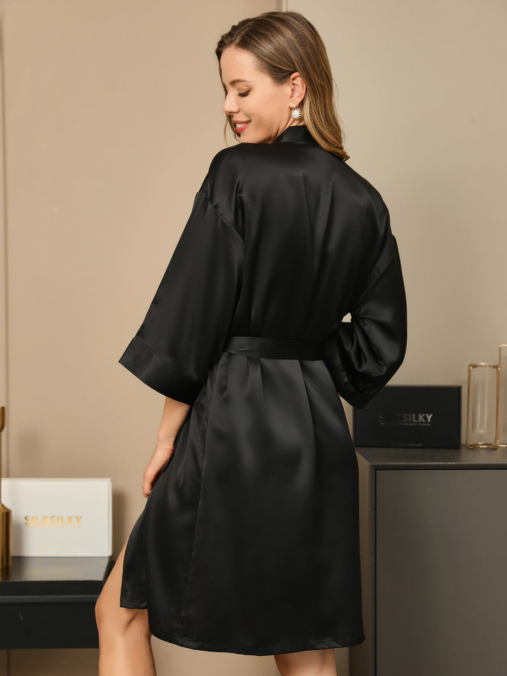 Alodia - Elegante Morbide Comfort Dames Badjas