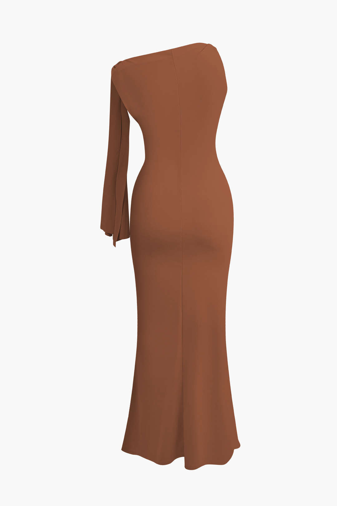 Asymmetrische Twist Knoop Zeemeermin Maxi Jurk